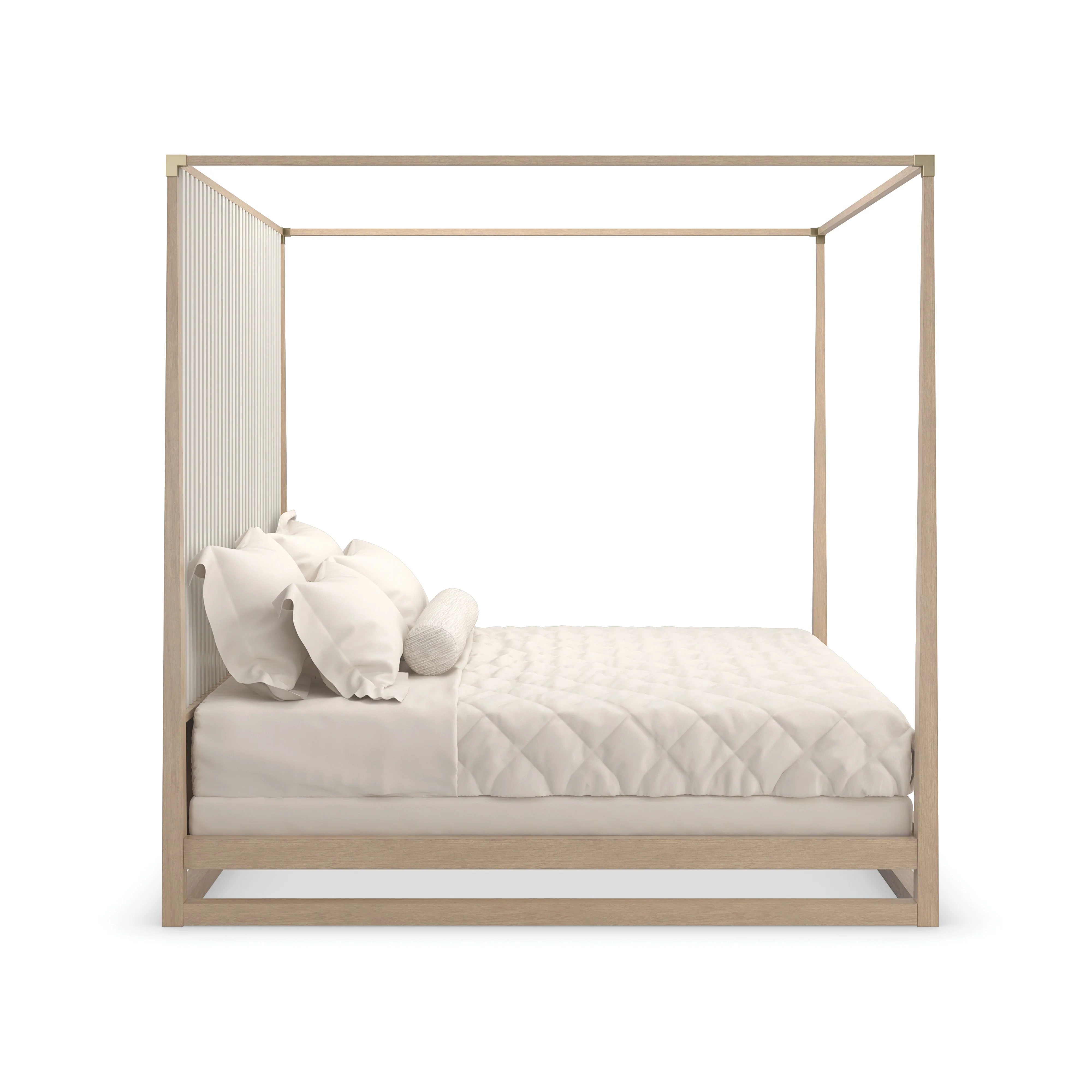 Pinstripe Light Bed - Queen - Image 10