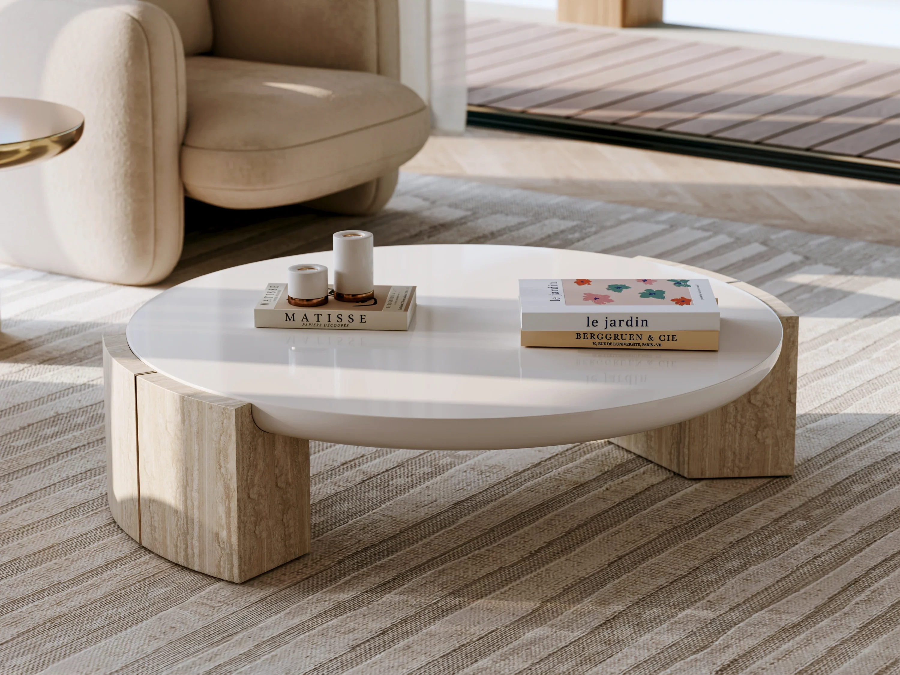 Overlap Chair Ecru - Image 6