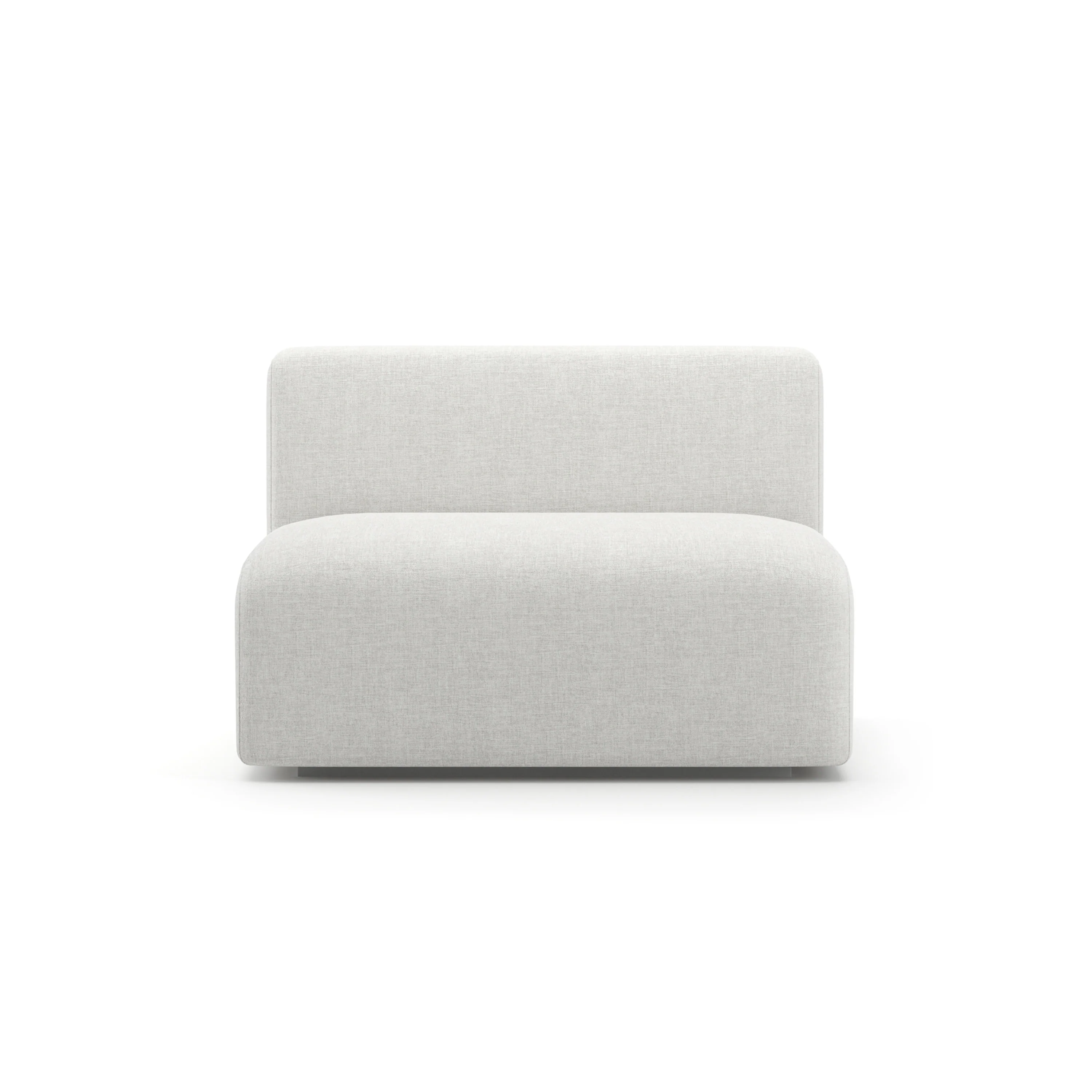 Rhythm Armless Chair Ivory