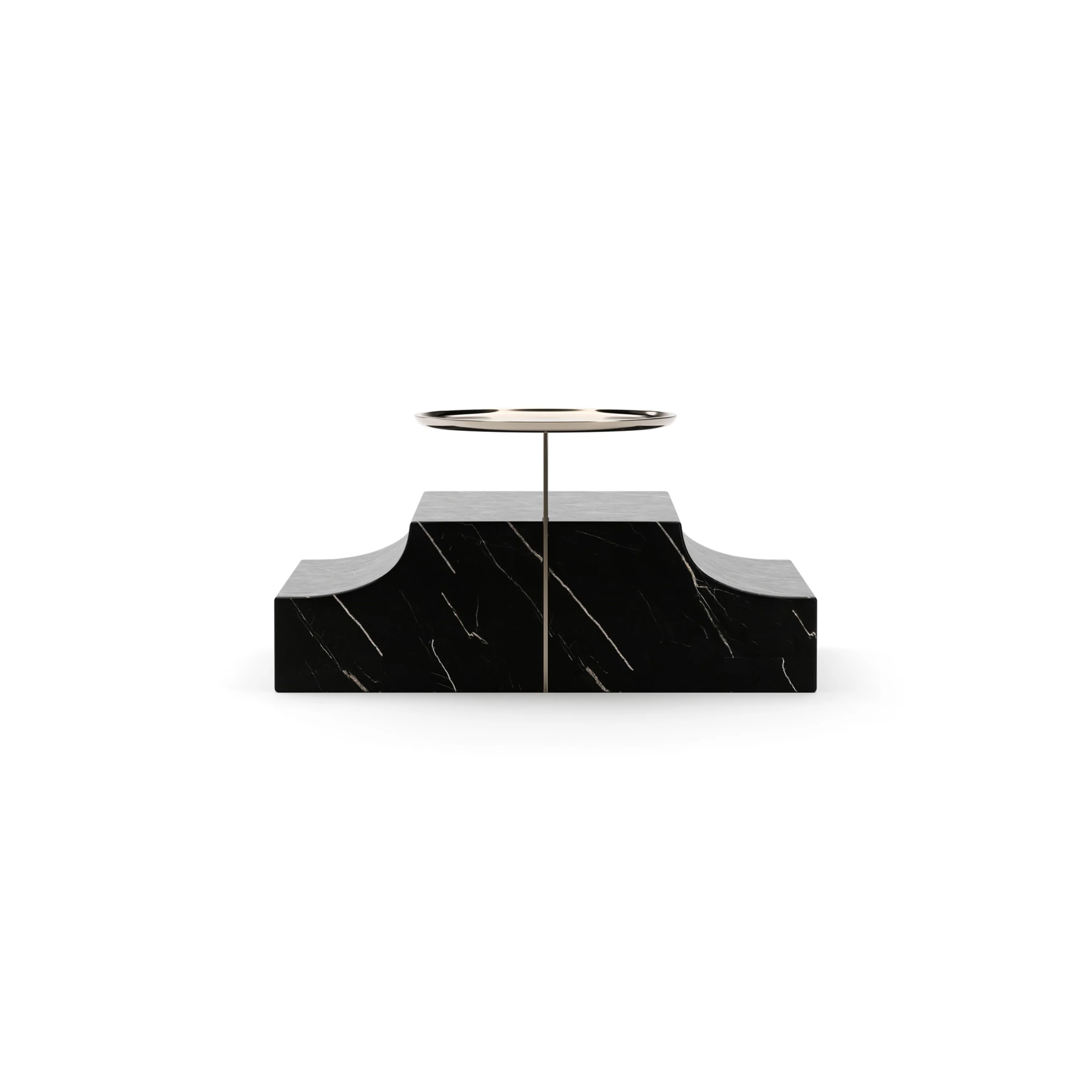 Overlap Rectangle Wedge Base Dark